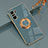 Custodia Silicone Ultra Sottile Morbida Cover con Magnetico Anello Supporto AN1 per Xiaomi Mi 11i 5G