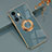 Custodia Silicone Ultra Sottile Morbida Cover con Magnetico Anello Supporto AN1 per Xiaomi Mi 11T 5G