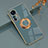 Custodia Silicone Ultra Sottile Morbida Cover con Magnetico Anello Supporto AN1 per Xiaomi Mi 12T 5G
