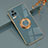 Custodia Silicone Ultra Sottile Morbida Cover con Magnetico Anello Supporto AN1 per Xiaomi Poco F4 5G