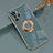 Custodia Silicone Ultra Sottile Morbida Cover con Magnetico Anello Supporto AN1 per Xiaomi Poco X3 GT 5G