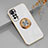 Custodia Silicone Ultra Sottile Morbida Cover con Magnetico Anello Supporto AN1 per Xiaomi Poco X4 NFC