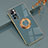 Custodia Silicone Ultra Sottile Morbida Cover con Magnetico Anello Supporto AN1 per Xiaomi Poco X4 NFC