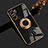 Custodia Silicone Ultra Sottile Morbida Cover con Magnetico Anello Supporto AN2 per Xiaomi Poco F3 5G
