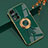 Custodia Silicone Ultra Sottile Morbida Cover con Magnetico Anello Supporto AN2 per Xiaomi Poco X4 NFC Verde