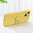 Custodia Silicone Ultra Sottile Morbida Cover con Magnetico Anello Supporto G02 per Apple iPhone 15 Plus