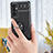 Custodia Silicone Ultra Sottile Morbida Cover con Magnetico Anello Supporto JM1 per Samsung Galaxy A15 4G