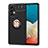 Custodia Silicone Ultra Sottile Morbida Cover con Magnetico Anello Supporto JM1 per Samsung Galaxy A33 5G