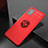 Custodia Silicone Ultra Sottile Morbida Cover con Magnetico Anello Supporto JM1 per Samsung Galaxy M31s Rosso
