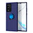 Custodia Silicone Ultra Sottile Morbida Cover con Magnetico Anello Supporto JM1 per Samsung Galaxy Note 20 Ultra 5G