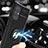 Custodia Silicone Ultra Sottile Morbida Cover con Magnetico Anello Supporto JM2 per Samsung Galaxy A71 4G A715
