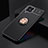 Custodia Silicone Ultra Sottile Morbida Cover con Magnetico Anello Supporto JM2 per Samsung Galaxy M33 5G Oro e Nero