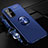 Custodia Silicone Ultra Sottile Morbida Cover con Magnetico Anello Supporto JM3 per Samsung Galaxy S20 Plus