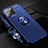 Custodia Silicone Ultra Sottile Morbida Cover con Magnetico Anello Supporto per Apple iPhone 15 Pro Max