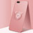 Custodia Silicone Ultra Sottile Morbida Cover con Magnetico Anello Supporto per Oppo A12e Oro Rosa