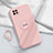 Custodia Silicone Ultra Sottile Morbida Cover con Magnetico Anello Supporto per Oppo A72 5G Rosa