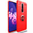 Custodia Silicone Ultra Sottile Morbida Cover con Magnetico Anello Supporto per Oppo A9X Rosso