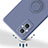 Custodia Silicone Ultra Sottile Morbida Cover con Magnetico Anello Supporto per Oppo F21s Pro 5G