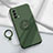 Custodia Silicone Ultra Sottile Morbida Cover con Magnetico Anello Supporto per Oppo K9 5G