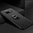 Custodia Silicone Ultra Sottile Morbida Cover con Magnetico Anello Supporto per Samsung Galaxy S10 Nero