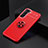 Custodia Silicone Ultra Sottile Morbida Cover con Magnetico Anello Supporto per Samsung Galaxy S24 Plus 5G