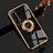 Custodia Silicone Ultra Sottile Morbida Cover con Magnetico Anello Supporto per Sony Xperia 5 III SO-53B Nero