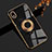 Custodia Silicone Ultra Sottile Morbida Cover con Magnetico Anello Supporto per Sony Xperia Ace III SO-53C Nero