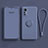 Custodia Silicone Ultra Sottile Morbida Cover con Magnetico Anello Supporto per Xiaomi Mi 12 5G Grigio Lavanda