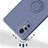 Custodia Silicone Ultra Sottile Morbida Cover con Magnetico Anello Supporto per Xiaomi Mi 12X 5G