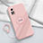 Custodia Silicone Ultra Sottile Morbida Cover con Magnetico Anello Supporto per Xiaomi Redmi K30S 5G Rosa