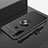 Custodia Silicone Ultra Sottile Morbida Cover con Magnetico Anello Supporto per Xiaomi Redmi Note 8 (2021)