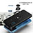 Custodia Silicone Ultra Sottile Morbida Cover con Magnetico Anello Supporto QW1 per Xiaomi Poco M4 Pro 4G