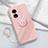 Custodia Silicone Ultra Sottile Morbida Cover con Magnetico Anello Supporto S01 per Huawei Honor X5 Plus