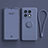 Custodia Silicone Ultra Sottile Morbida Cover con Magnetico Anello Supporto S01 per OnePlus 10 Pro 5G