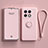 Custodia Silicone Ultra Sottile Morbida Cover con Magnetico Anello Supporto S01 per OnePlus 10 Pro 5G