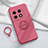 Custodia Silicone Ultra Sottile Morbida Cover con Magnetico Anello Supporto S01 per OnePlus Ace 2 5G Rosa Caldo