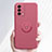 Custodia Silicone Ultra Sottile Morbida Cover con Magnetico Anello Supporto S01 per Oppo K9 5G