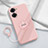 Custodia Silicone Ultra Sottile Morbida Cover con Magnetico Anello Supporto S01 per Realme 10S 5G