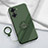 Custodia Silicone Ultra Sottile Morbida Cover con Magnetico Anello Supporto S01 per Realme 10S 5G