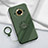 Custodia Silicone Ultra Sottile Morbida Cover con Magnetico Anello Supporto S01 per Realme 11 Pro 5G Verde Notte