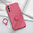 Custodia Silicone Ultra Sottile Morbida Cover con Magnetico Anello Supporto S01 per Samsung Galaxy S20 FE (2022) 5G