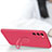 Custodia Silicone Ultra Sottile Morbida Cover con Magnetico Anello Supporto S01 per Samsung Galaxy S20 FE 4G