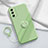 Custodia Silicone Ultra Sottile Morbida Cover con Magnetico Anello Supporto S01 per Samsung Galaxy S20 FE 4G