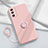 Custodia Silicone Ultra Sottile Morbida Cover con Magnetico Anello Supporto S01 per Samsung Galaxy S20 FE 5G