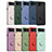 Custodia Silicone Ultra Sottile Morbida Cover con Magnetico Anello Supporto S01 per Samsung Galaxy Z Flip3 5G