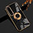 Custodia Silicone Ultra Sottile Morbida Cover con Magnetico Anello Supporto S01 per Sony Xperia 1 IV