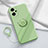 Custodia Silicone Ultra Sottile Morbida Cover con Magnetico Anello Supporto S01 per Xiaomi Redmi Note 12 Turbo 5G Verde Pastello