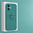 Custodia Silicone Ultra Sottile Morbida Cover con Magnetico Anello Supporto S01 per Xiaomi Redmi Note 12R Pro 5G Verde