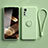 Custodia Silicone Ultra Sottile Morbida Cover con Magnetico Anello Supporto S01 per Xiaomi Redmi Note 12S Verde Pastello