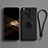 Custodia Silicone Ultra Sottile Morbida Cover con Magnetico Anello Supporto S02 per Oppo Find X7 Ultra 5G Nero